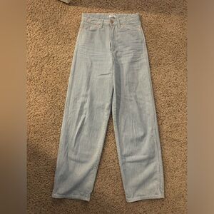 wrangler high rise pinstripe jeans. GREAT CONDITION
